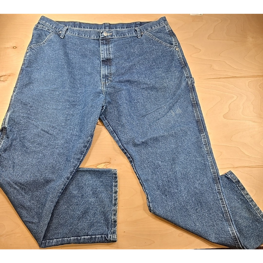 Vintage Y2k wrangler baggy fit cargo carpenter jeans size 42 x 32 denim pants